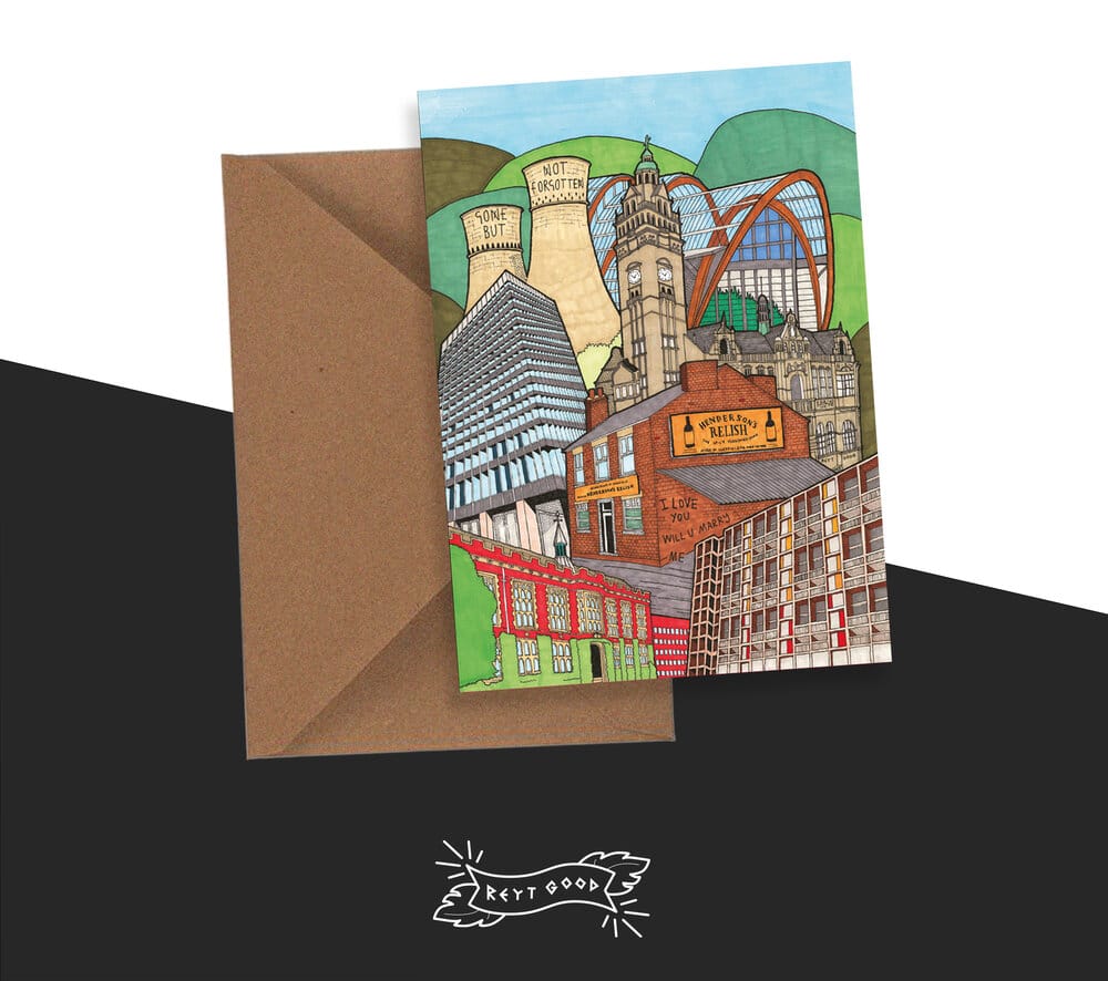 Reyt Good Illustration - Liverpool Cityscape - Print - View #9